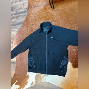 Figs Sydney Scrub Jacket in Black